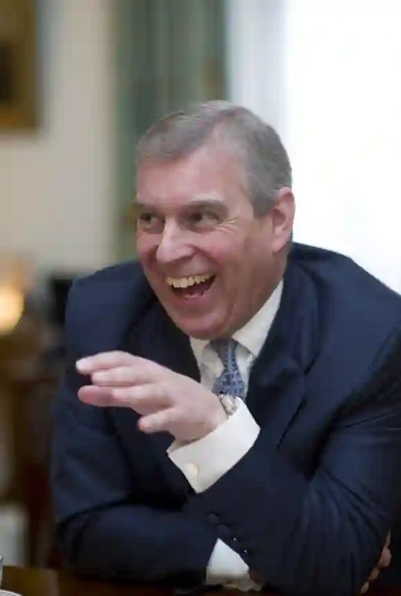 Prince Andrew in interviewed in his office in Buckingham Palace on Feb 02, 2010.