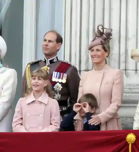 Prince Edward and Duchess Sophie with their kids: Lady Louise Mountbatten-Windsor and James Mountbatten-Windsor