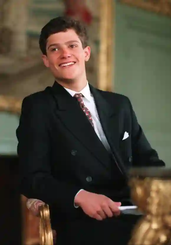Prince Carl Philip of Sweden pictured (may 12,1997) at Drottningholm Royal Palace the day before his 18th birthday.