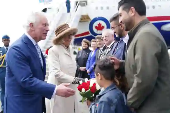Prince Charles, Prince of Wales and Camilla, Duchess of Cornwall arrive in St John's, May 17, 2022.