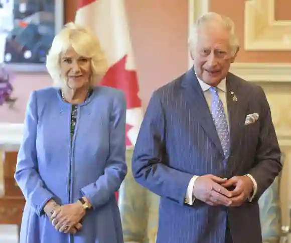 Prince Charles, Prince of Wales and Camilla, Duchess of Cornwall attend the Order of Military Merit Ceremony at Rideau Hall on day two of their Platinum Jubilee Royal Tour of Canada, May 18, 2022.