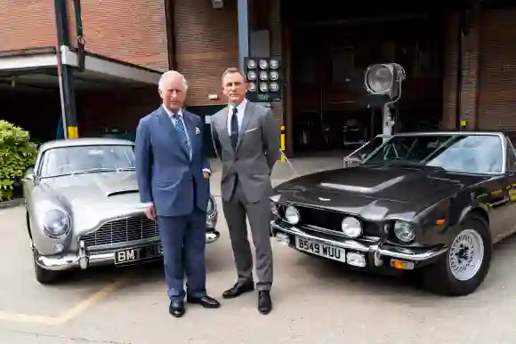 Prince Charles Daniel Craig Pinewood Bond 25 Set 2019