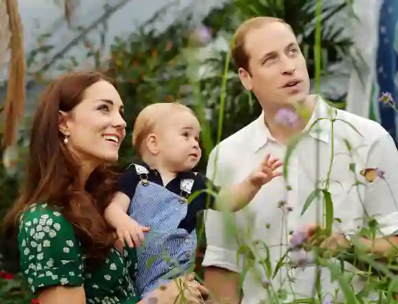 La duchesse Kate, le prince George et le prince William