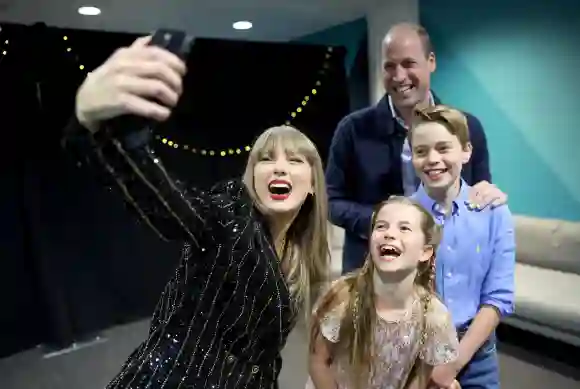 Taylor Swift with Prince William, Prince George and Princess Charlotte