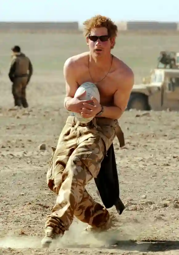 Prince Harry in Afghanistan in 2008.