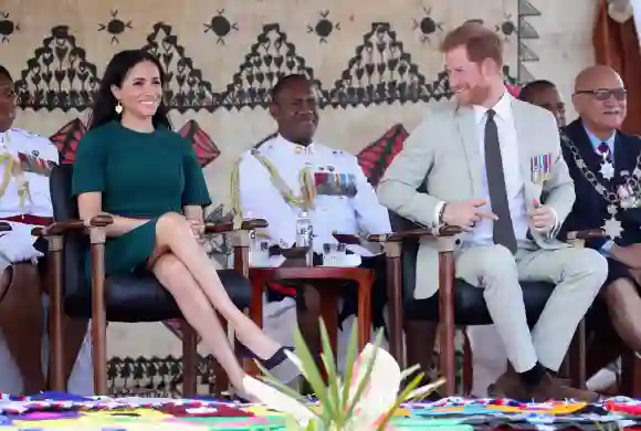 The Duke and Duchess of Sussex in Nadi, Fiji