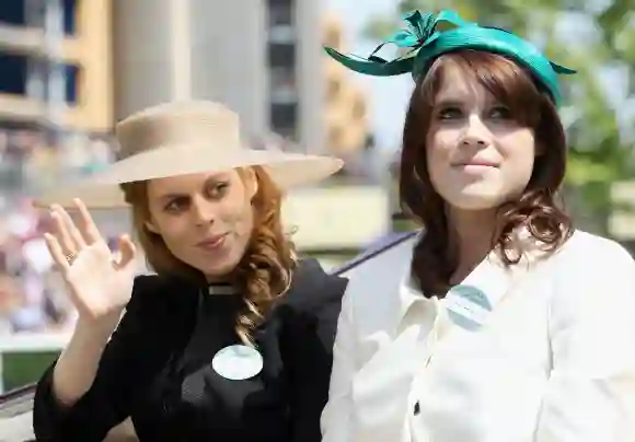 Princesses Beatrice and Eugenie at Royal Ascot 2011