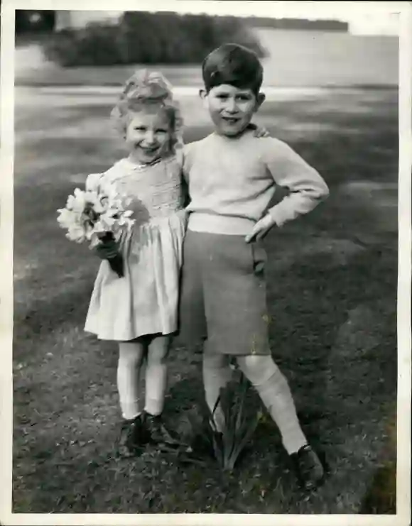 La princesse Anne et le prince Charles.