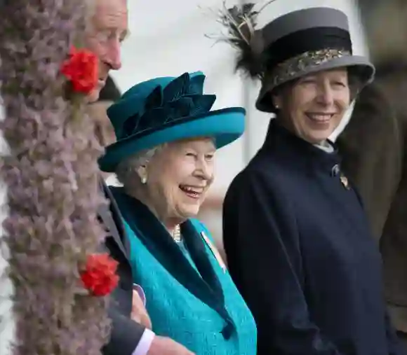 Queen Elizabeth II and Princess Anne