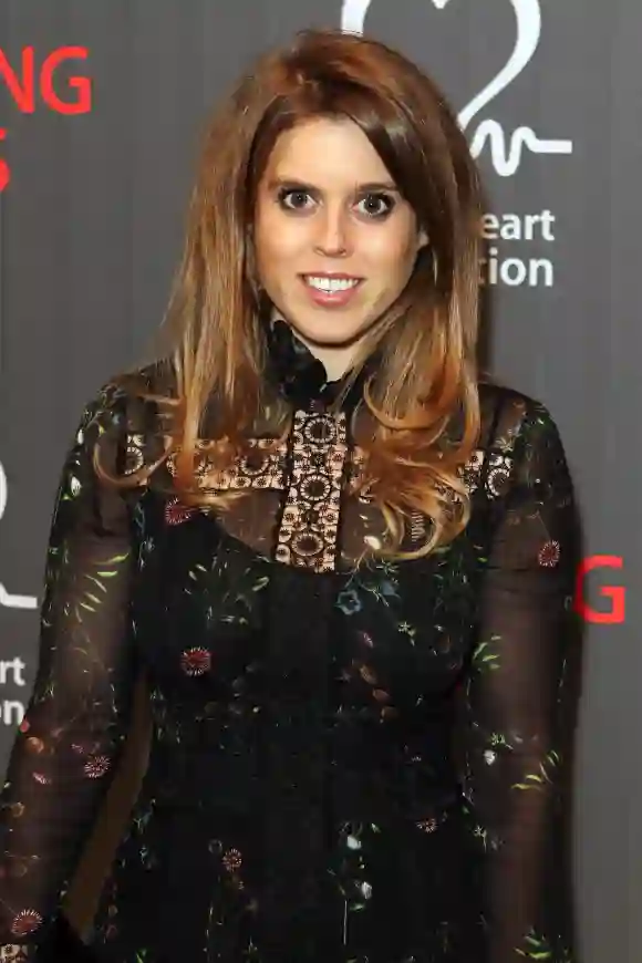 Princess Beatrice of York attends the British Heart Foundations Beating Hearts Ball at Guildhall, February 20, 2018.