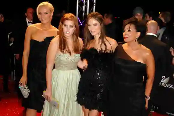Princess Beatrice, Georgina Chapman, and Shirley Bassey attend the Swarovski Fashion Rocks for the Prince's Trust Event, October 18, 2007.