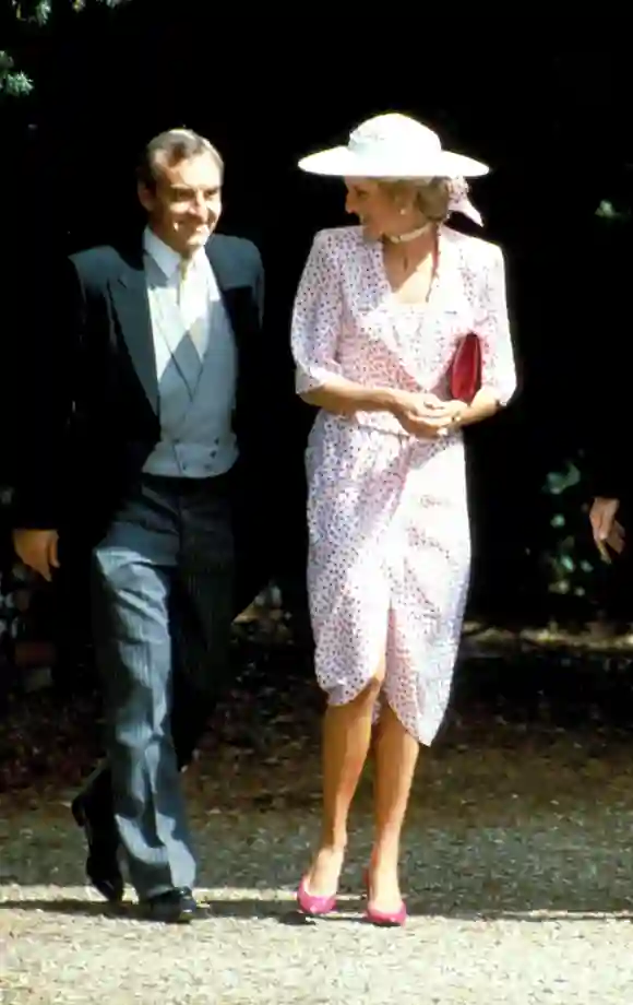 Princess Diana and Barry Mannakee in 1985.