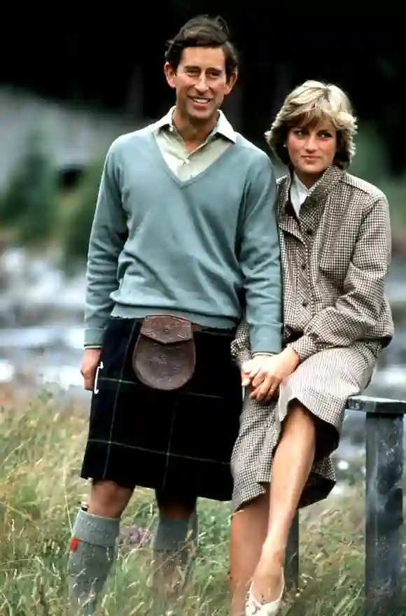 Diana y Charles de vacaciones en Escocia.