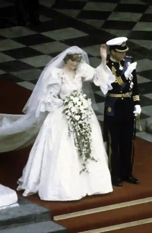 Princess Diana and Princess Charles Wedding Day