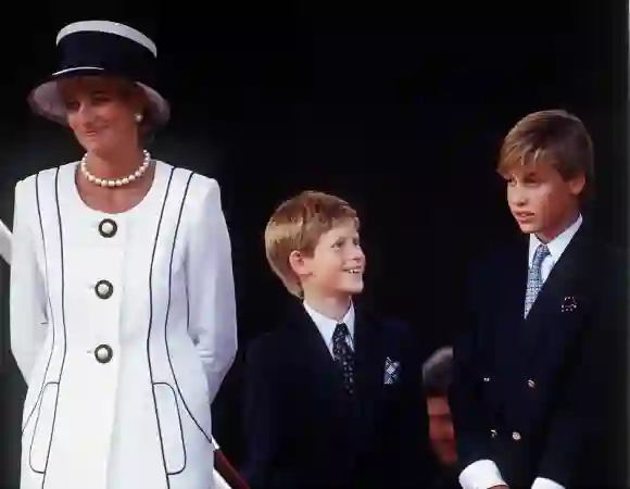 Princesa Diana, Príncipe William y Príncipe Harry 1995