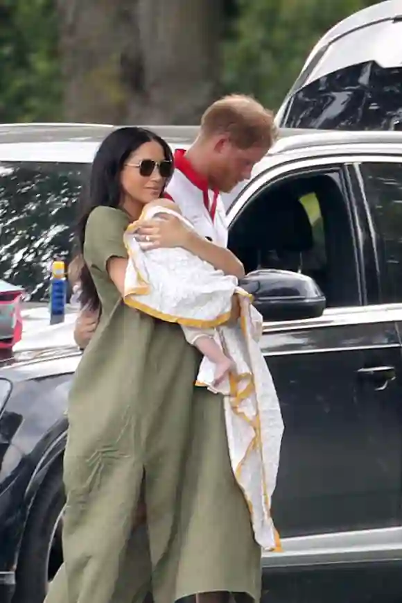 Meghan Markle, Archie y el príncipe Harry