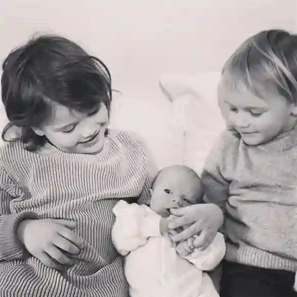 Prince Alexander and Prince Gabriel with their little brother Prince Julian on Instagram