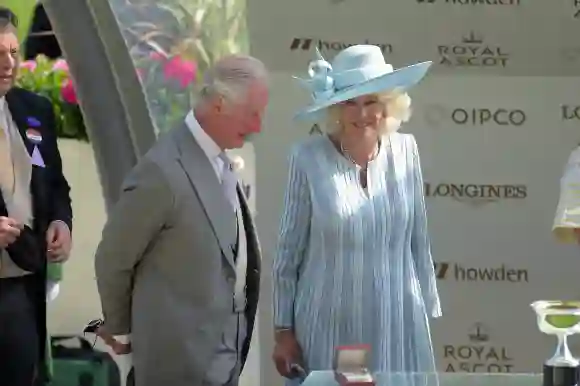 Prince Charles and Duchess Camilla at the 2021 Royal Ascot horse race