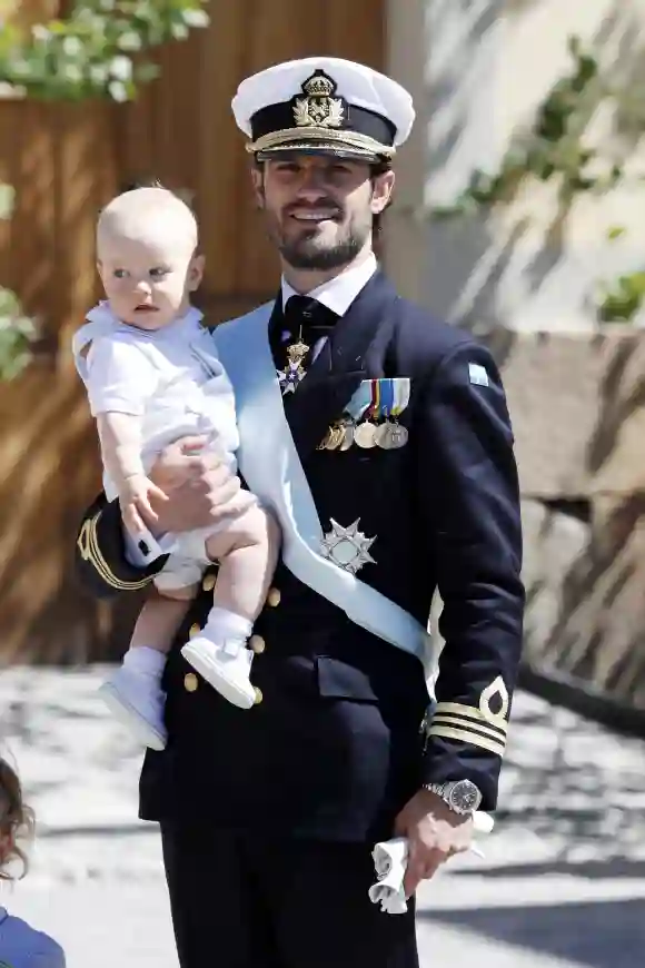 Carlos Felipe de Suecia y el príncipe Gabriel