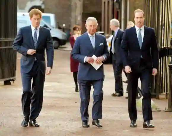 Prince Harry, King Charles and Prince William