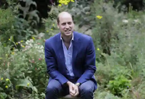 Prince William on a visit to a contact point for the homeless in July 2020