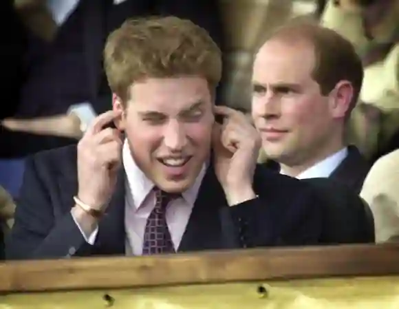 Prince William at the Party at the Palace concert on the occasion of Elizabeth II's golden jubilee on June 3, 2002