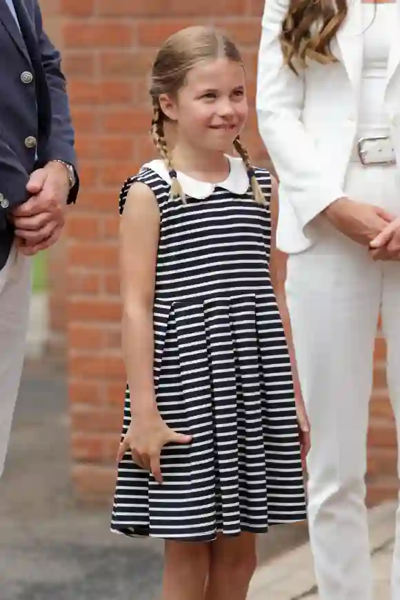 La princesa Charlotte en los Juegos de la Commonwealth el 2 de agosto de 2022
