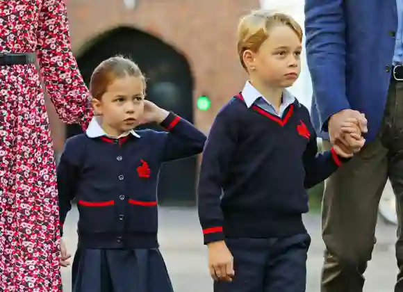Princess Charlotte and Prince George to school school uniform
