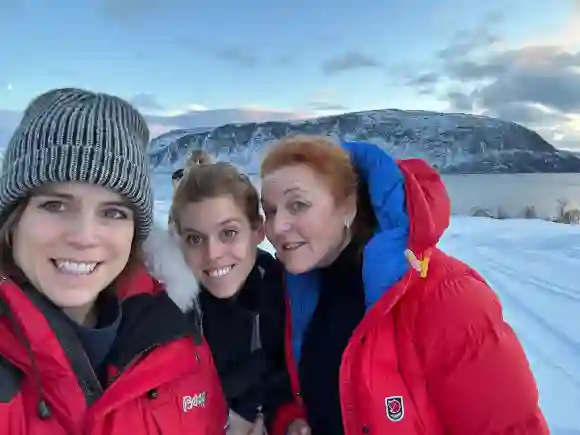 Princess Eugenie, Princess Beatrice and Sarah Ferguson