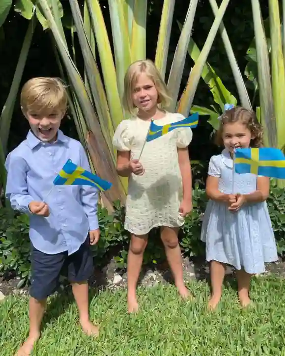 Les enfants de la princesse Madeleine : Le prince Nicolas, la princesse Léonore et la princesse Adrienne sur Instagram