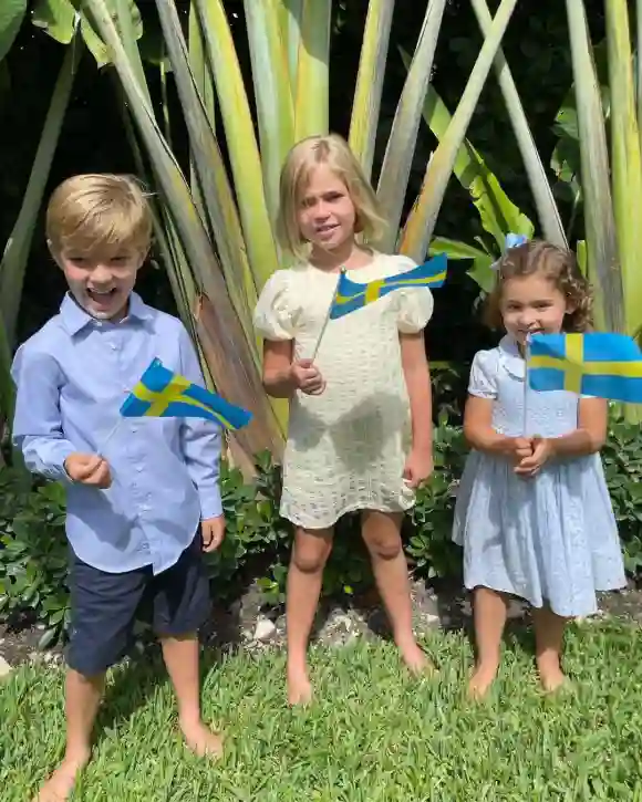 Princess Madeleine's children: Prince Nicolas, Princess Leonore and Princess Adrienne on Instagram