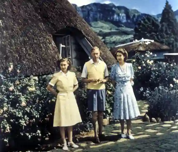 La reina Isabel II hizo un viaje al extranjero a Sudáfrica en 1947