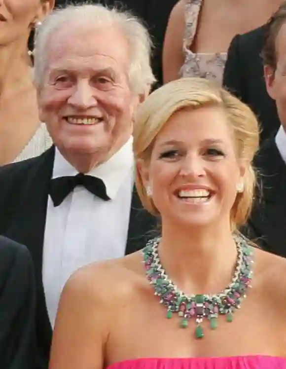 Pays-Bas Apeldoorn Jorge Horacio Zorreguieta et la Princesse Maxima chez son Altesse Royale le Prin