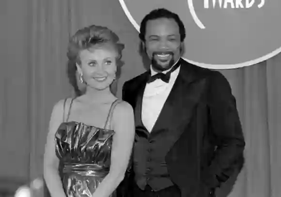 **FILE PHOTO** Quincy Jones est décédé. Lulu et Quincy Jones aux American Music Awards 1982, le 25 janvier 1982. C