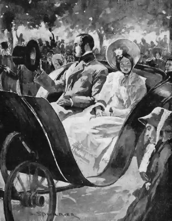 La Reina Victoria y el Príncipe Alberto dando un paseo en carruaje en 1840
