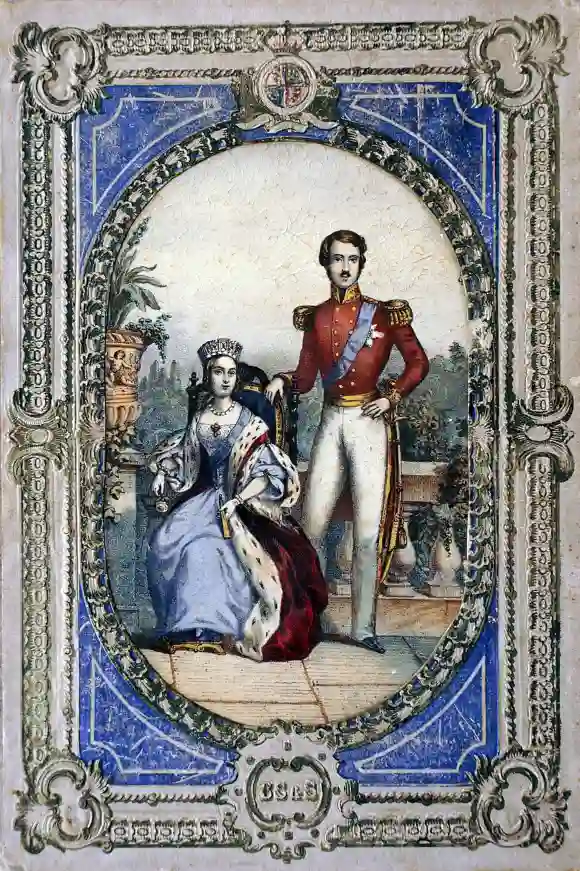 La Reina Victoria y el Príncipe Alberto recién casados