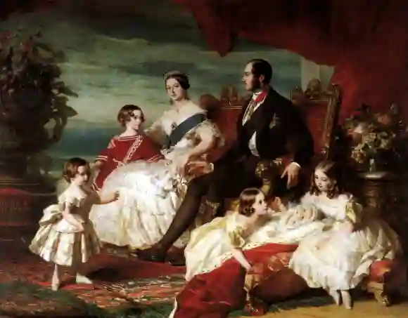 La Reina Victoria, el Príncipe Alberto y su familia