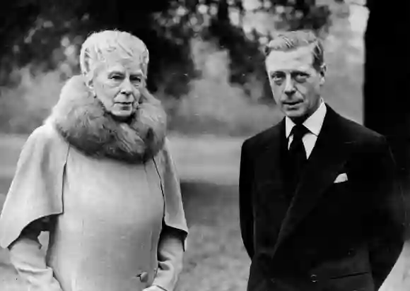 King Edward VIII and Queen Mary