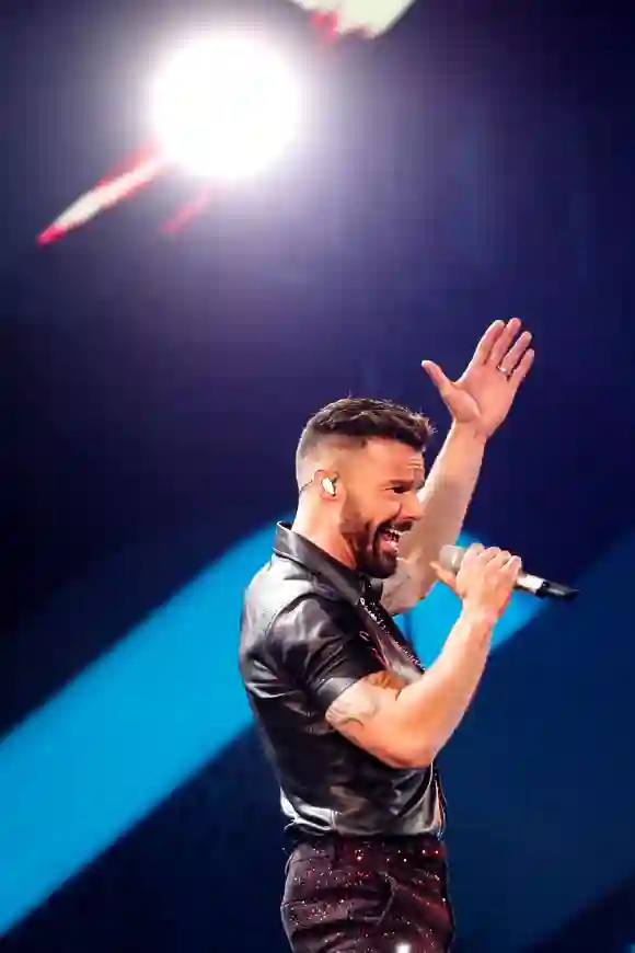 Ricky Martin actúa en Quinta Vergara durante el Festival Internacional de la Canción de Viña del Mar el 23 de febrero de 2020.