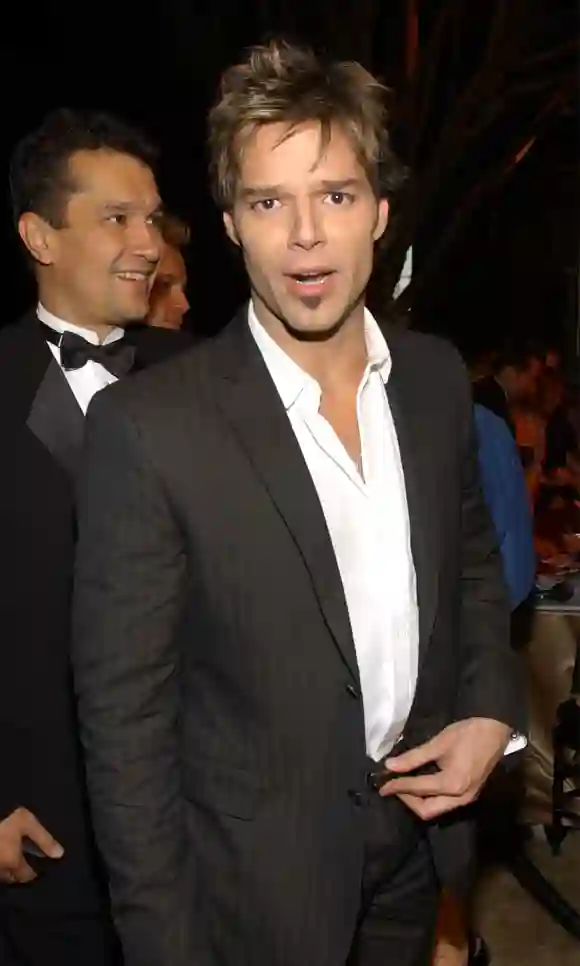 Ricky Martin at the Elton John Foundation Oscar Party