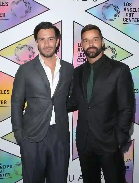 Ricky Martin and Jwan Yosef