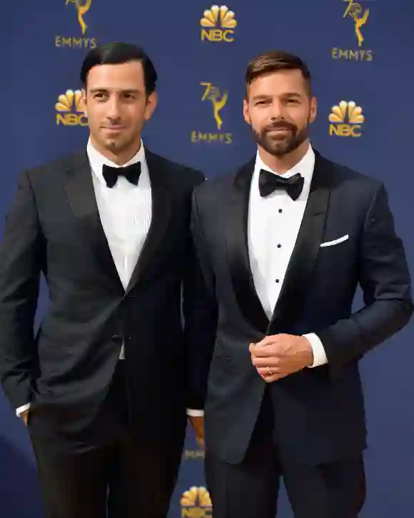 Ricky Martin and Jwan Yosef