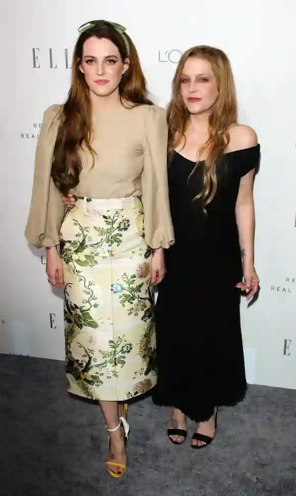 Riley Keough and Lisa Marie Presley