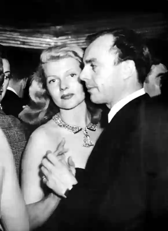 Rita Hayworth y el príncipe Aly Khan