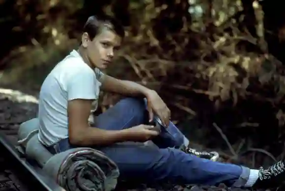 River Phoenix in 'Stand By Me'