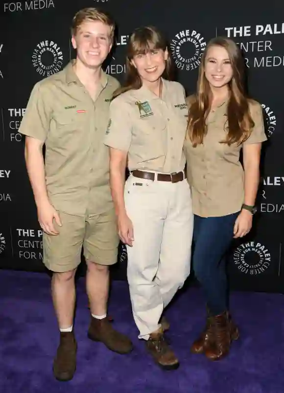 Terri, Robert y Bindi Irwin en 2019