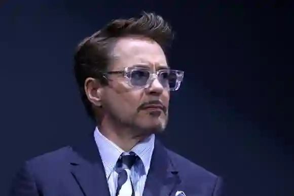Robert Downey Jr. lors de la première de "Avengers : Endgame" en Corée du Sud le 15 avril 2019.
