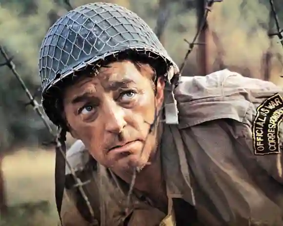 Robert Mitchum in 'The Battle For Anzio'