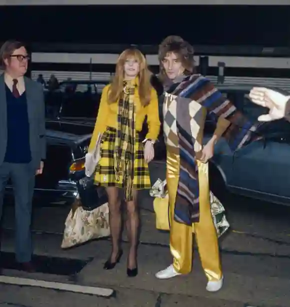 Rod Stewart and Dee Harrington