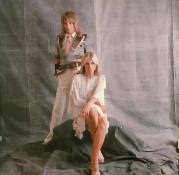 Rod Stewart and Britt Ekland
